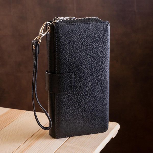 Мужской кошелек ST Leather 18453 стильный Черный b18453 фото