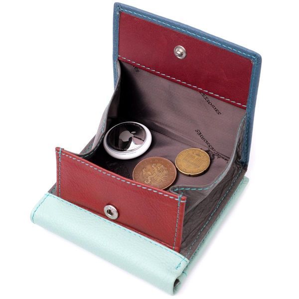 Женский кошелек с монетницей из натуральной кожи ST Leather 19508 Разноцветный b19508 фото