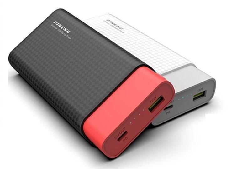 Портативний зовнішній акумулятор Pineng PN-882 20000 mAh повербанк Чорний L882200 фото