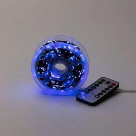 Гірлянда Роса нитка 1000 LED довжина 100 м з пультом від мережі зелена, синій 1000L100MGBL фото
