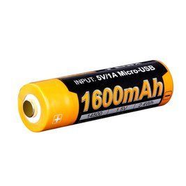 Акумулятор 14500 АА Fenix ​​ARB-L14-1600U Li-ion з micro-USB зарядкою L712704 фото