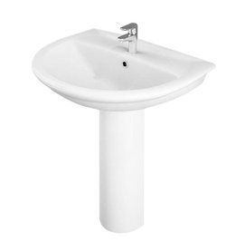 Раковина и ножка RAK Ceramics Karla 60.5x83.5x48.5см (RAK0011) Белая L900165 фото