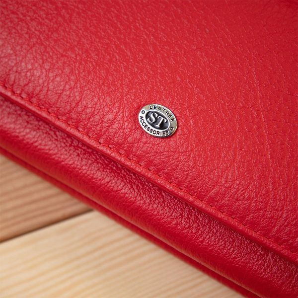 Классический женский кошелек ST Leather&nbsp;19376 Красный b19376 фото