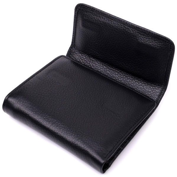 Женский кошелек с монетницей из натуральной кожи ST Leather 19481 Черный b19481 фото