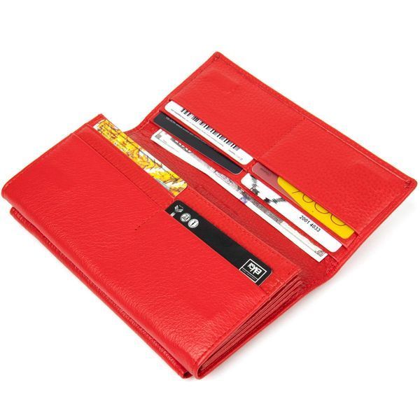 Классический женский кошелек ST Leather&nbsp;19376 Красный b19376 фото
