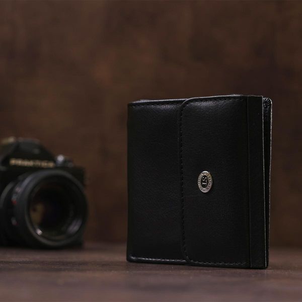 Женский бумажник с монетницей ST Leather 18919 Черный b18919 фото