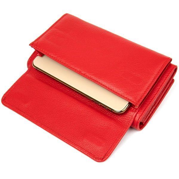Классический женский кошелек ST Leather&nbsp;19376 Красный b19376 фото