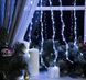 Гирлянда штора Водопад 3х3 м 320 LED (прозрачный шнур, с переходником) Белый свет L200643 фото 7