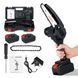 Цепная мини пила Galimet 6" 21V + 2 аккумулятора + бокс L703892 фото 2