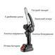 Цепная мини пила Galimet 6" 21V + 2 аккумулятора + бокс L703892 фото 6