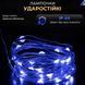 Гірлянда Роса нитка 1000 LED довжина 100 м з пультом від мережі зелена, синій 1000L100MGBL фото 3