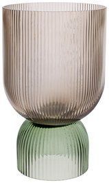 Стеклянная ваза Ariadne "Carol" &Oslash;16x26см, коричневый с зеленым BD-420-127 фото