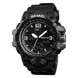 Чоловічий спортивний годинник Skmei 1327 Hamlet чорний L900320 фото