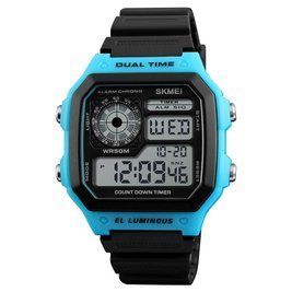 Мужские спортивные наручные часы Skmei 1299 Синие L1299200 фото