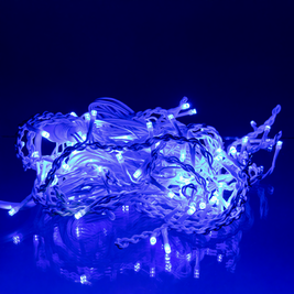 Уличная светодиодная гирлянда Бахрома 105 LED на 6 метров Синий LU-6МWBL фото