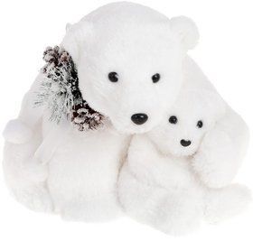 Декоративная игрушка "Белые Мишки" 33 см BD-NY27-781 фото