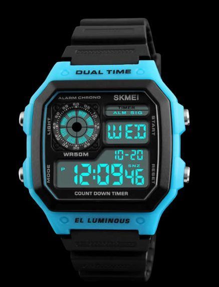 Мужские спортивные наручные часы Skmei 1299 Синие L1299200 фото