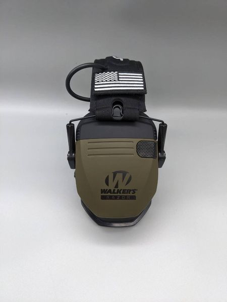 Тактические активные наушники Walkers Razor Оливковый L32098 фото