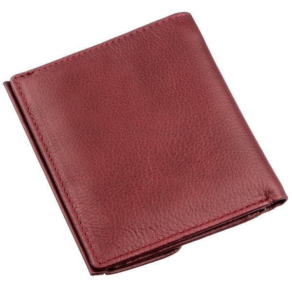Небольшой женский бумажник с монетницей ST Leather 18920 Бордовый b18920 фото