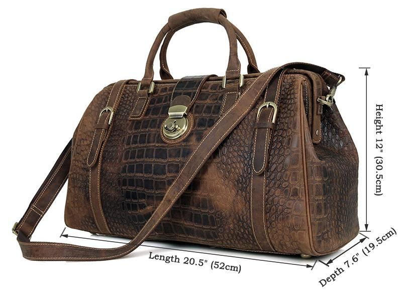 Саквояж Vintage 14410 Коричневый 52х30,5х19,5 см b14410 фото