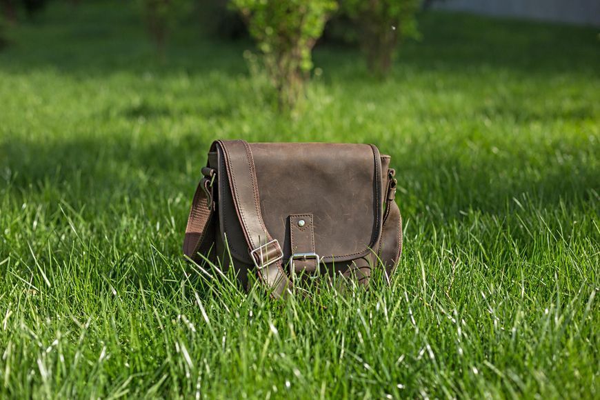 Сумка SHVIGEL 00890 из винтажной кожи Коричневая b00890 фото