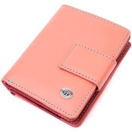 Кожаный женский кошелек небольшого размера ST Leather 19438 Оранжевый b19438 фото