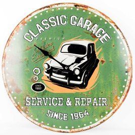 Годинник настінний Technoline 596579 Classic Garage DDAS301801 фото