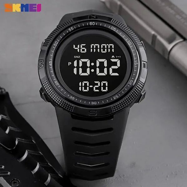 Мужские спортивные часы Skmei 1632 Черные L900309 фото