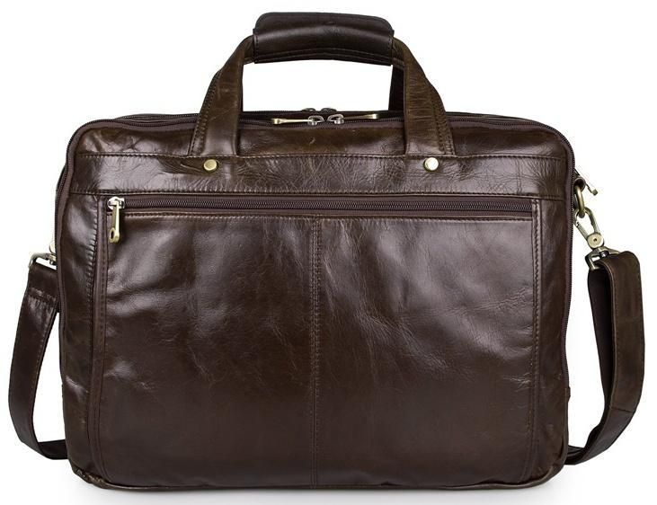 Сумка мужская Vintage 14247 для ноутбука с диагональю 15.6 дюйма Коричневая b14247 фото