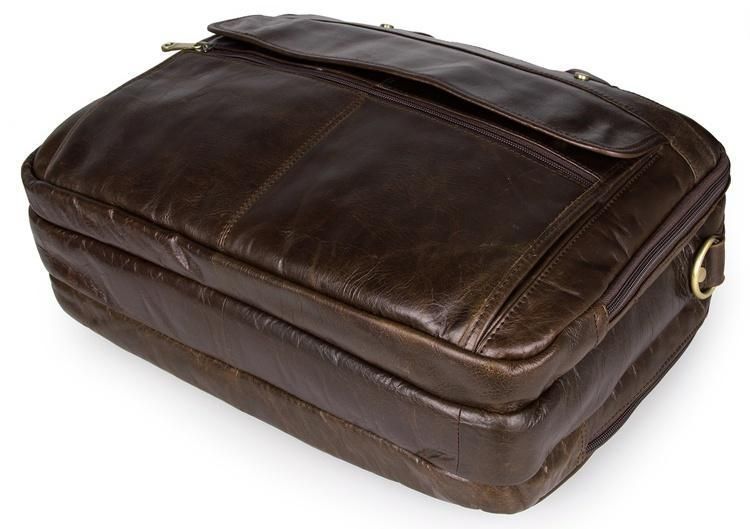 Сумка мужская Vintage 14247 для ноутбука с диагональю 15.6 дюйма Коричневая b14247 фото