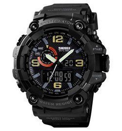 Мужские наручные часы Skmei 1520 Черные L152010 фото