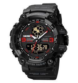 Мужские армейские наручные часы Skmei 1818 Красные L9003751 фото