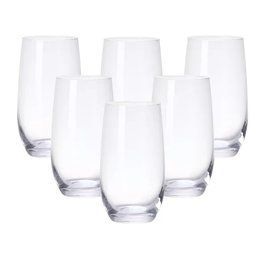 Набір склянок Deli Glass високих 6 штук по 360 мл, Прозорий HP557 фото