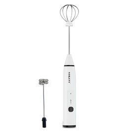 Вспенитель молока аккумуляторный Sokany SK-1772 Hand Mixer USB 1200 mAh капучинатор Белый SK1772W фото