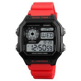 Мужские спортивные наручные часы Skmei 1299 Красные L1299100 фото