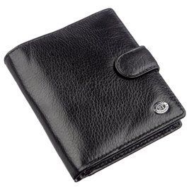 Небольшой кожаный кошелек для мужчин ST Leather 18832 Черный b18832 фото