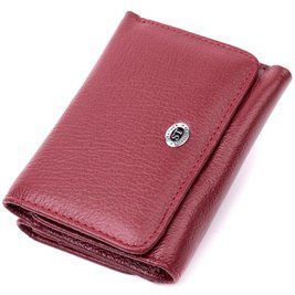 Женский кошелек горизонтального типа из натуральной кожи ST Leather 19479 Бордовый b19479 фото