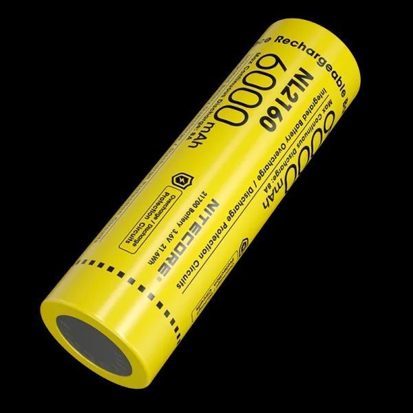 Аккумулятор 21700 Nitecore NL2160 6000mAh Li-Ion (Желтый) L712689 фото