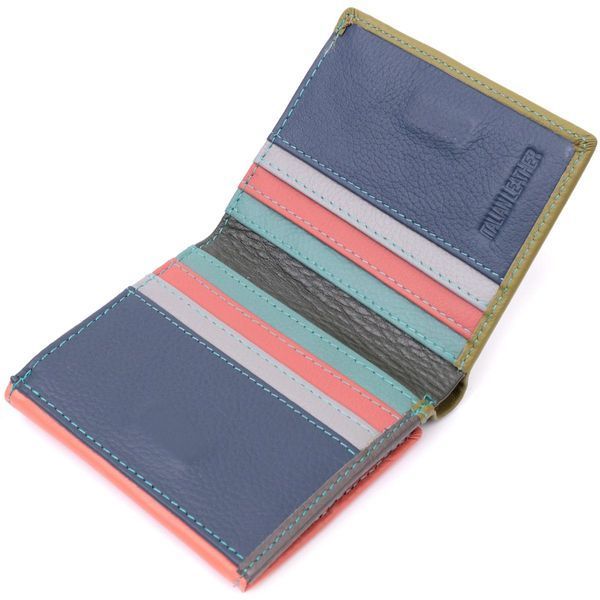 Модный женский кошелек с монетницей из натуральной кожи ST Leather 19511 Разноцветный b19511 фото