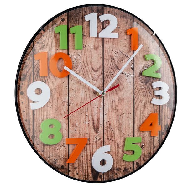 Годинник настінний &Oslash;31 см Technoline WT7435 Wood Brown DDAS301308 фото