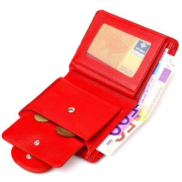 Лакований жіночий гаманець з натуральної шкіри з тисненням під крокодила CANPELLINI 21681 Червоний b21681 фото