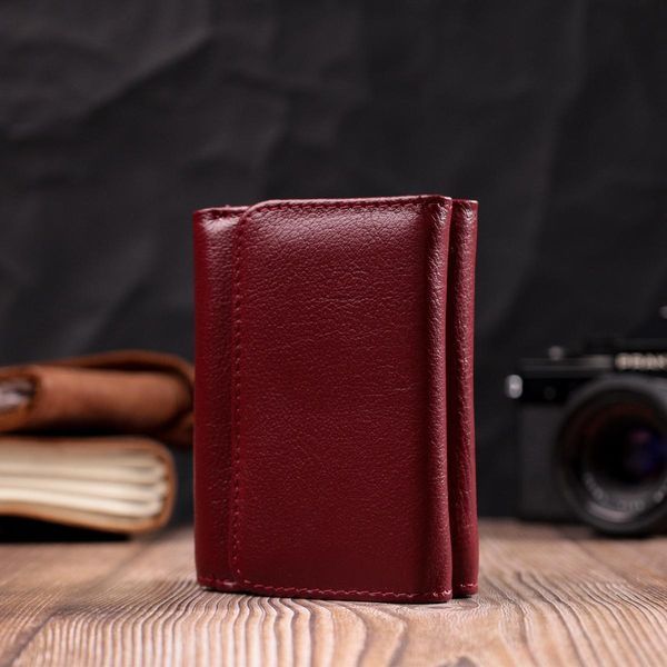 Жіночий гаманець горизонтального типу з натуральної шкіри ST Leather 19479 Бордовий b19479 фото