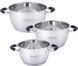 Набор 3 кастрюли Kamille Marsaili 1.8 л, 2.5 л, 3.5 л с силиконовыми ручками KM-5754 фото 2