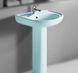 Комплект раковина + ніжка RAK Ceramics Cynthia Wash Basin (57 см) Блакитний L21570 фото 2