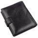 Небольшой кожаный кошелек для мужчин ST Leather 18832 Черный b18832 фото 2