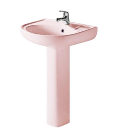 Комплект раковина + ножка RAK Ceramics Cynthia Wash Basin (57 см) Розовый L22570 фото
