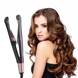 Стайлер плойка для волосся Curl & Straight 2в1 спіральний випрямляч L40021 фото