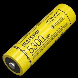 Аккумулятор Li-Ion 21700 Nitecore NL2153HP 3.6V 5300mAh защищенный (Желтый) L712688 фото