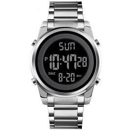 Мужские наручные часы Skmei 1611 Серебристые L900310 фото