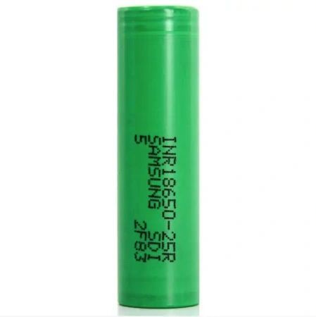 Аккумулятор 18650 Samsung INR18650-25R 2500mah (20А) Зеленый L478181 фото